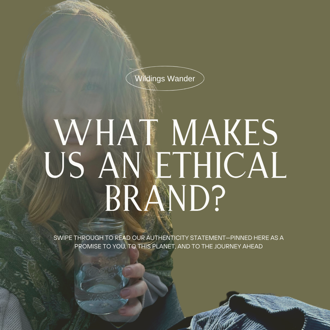 What makes us an ethical brand Carousel post