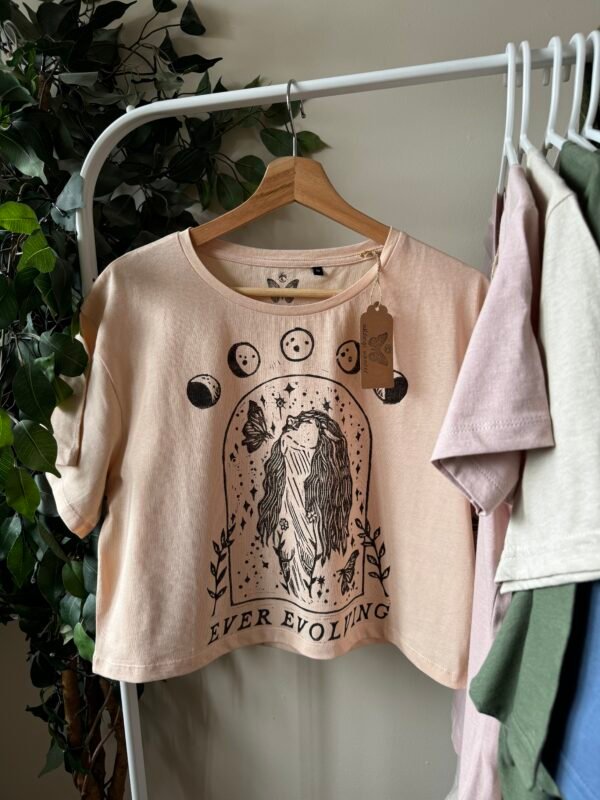 100% Cotton Cropped tee | Choose your Design & Colour - Image 3