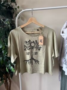 100% Cotton Cropped tee | Choose your Design & Colour