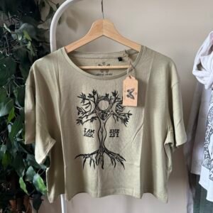 100% Cotton Cropped tee | Choose your Design & Colour