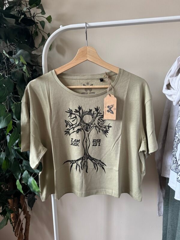 100% Cotton Cropped tee | Choose your Design & Colour